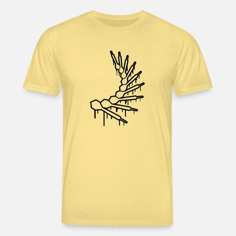 Darts Graffiti - Stanley/Stella Unisex Bio-T-Shirt CREATOR  - Gelb Viva 