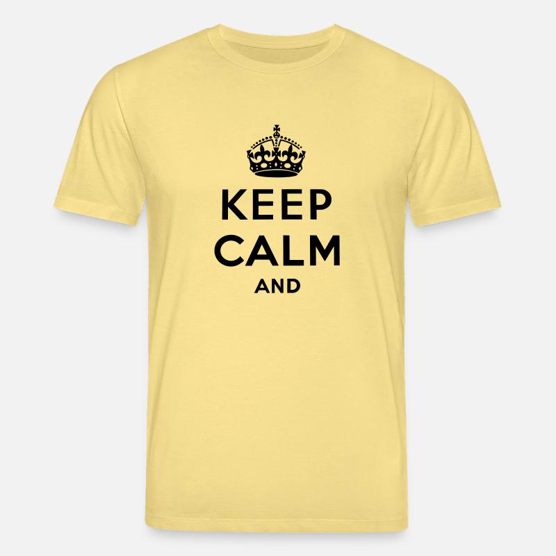 Keep calm and ... - Stanley/Stella Unisex Bio-T-Shirt CREATOR  - Gelb Viva 