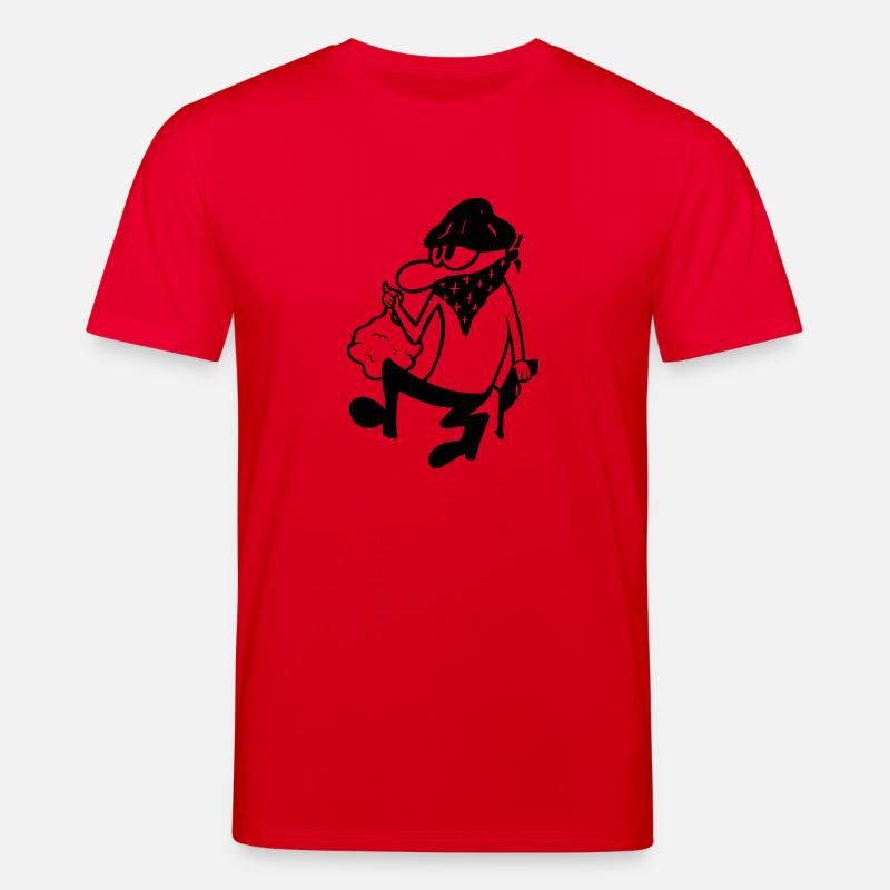 Der Bandit - Stanley/Stella Unisex Bio-T-Shirt CREATOR  - Rot
