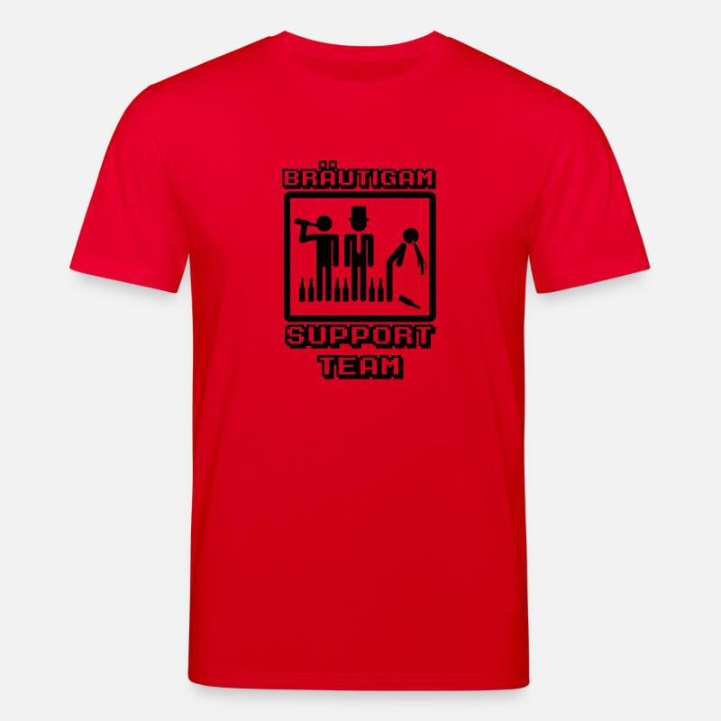 Bräutigam Support Team - Stanley/Stella Unisex Bio-T-Shirt CREATOR  - Rot