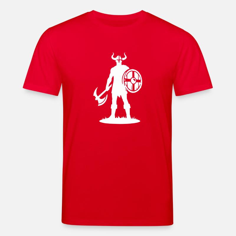 wikinger warrior - Stanley/Stella Unisex Bio-T-Shirt CREATOR  - Rot