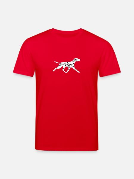 Dalmatiner - Stanley/Stella Unisex Bio-T-Shirt CREATOR - Rot