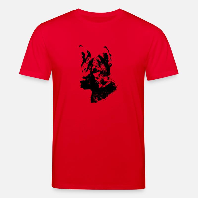Schaefer chien - T-shirt bio CREATOR Stanley/Stella Unisexe - rouge