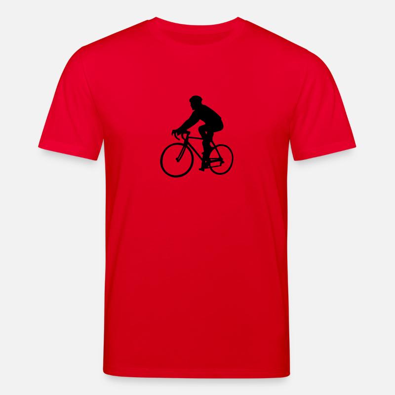 vélo de course - T-shirt bio CREATOR Stanley/Stella Unisexe - rouge