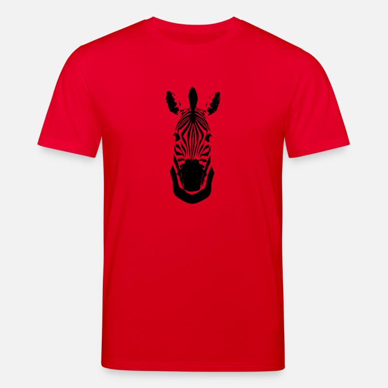 Zebra - Stanley/Stella Unisex Bio-T-Shirt CREATOR  - Rot