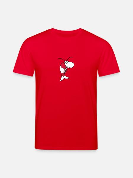 Shrimp - T-shirt bio CREATOR Stanley/Stella Unisexe - rouge