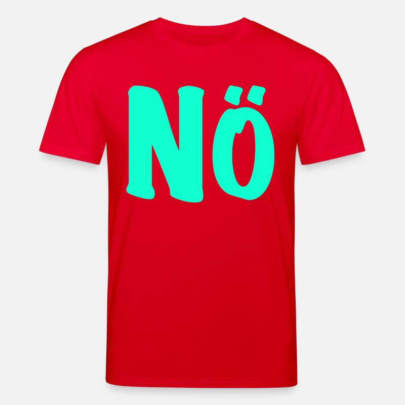 NÖ - null Bock - anti - dagegen - Stanley/Stella Unisex Bio-T-Shirt CREATOR - Rot