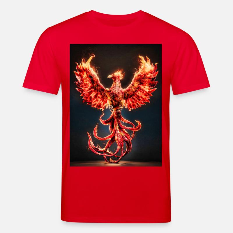 Explosion de Phoenix Firecrest - T-shirt bio CREATOR Stanley/Stella Unisexe - rouge