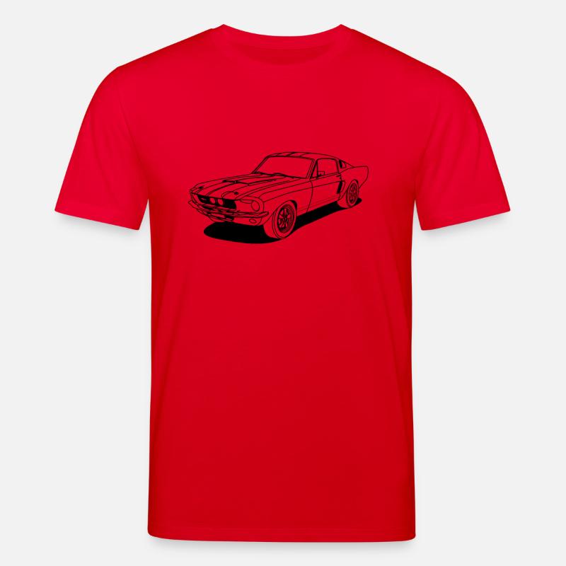 cool car outlines - Stanley/Stella Unisex Bio-T-Shirt CREATOR - Rot