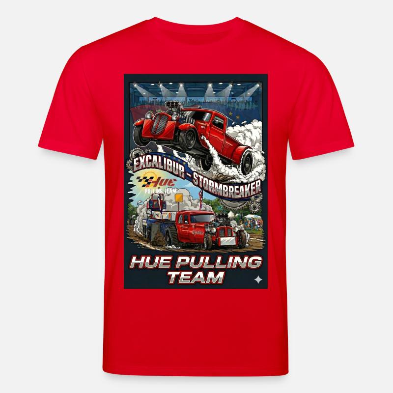 Tshirt_Hue_Pulling_Team - Stanley/Stella Unisex Bio-T-Shirt CREATOR  - Rot