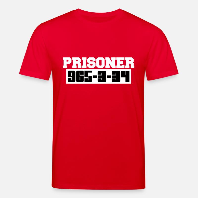 Prisoner nice cool gift - Stanley/Stella CREATOR Unisex Organic T-Shirt - red