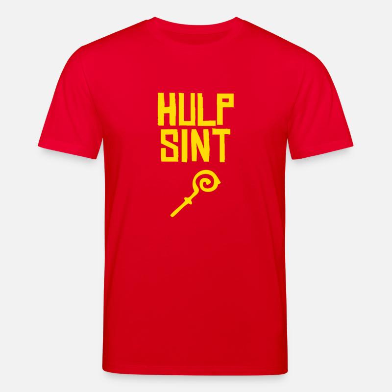 Hulp Sint Sinterklaas - Stanley/Stella Unisex Bio-T-Shirt CREATOR  - Rot
