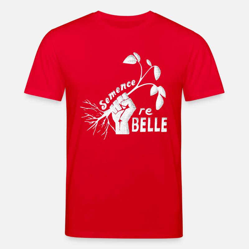 Semence rebelle (b) - T-shirt bio CREATOR Stanley/Stella Unisexe - rouge