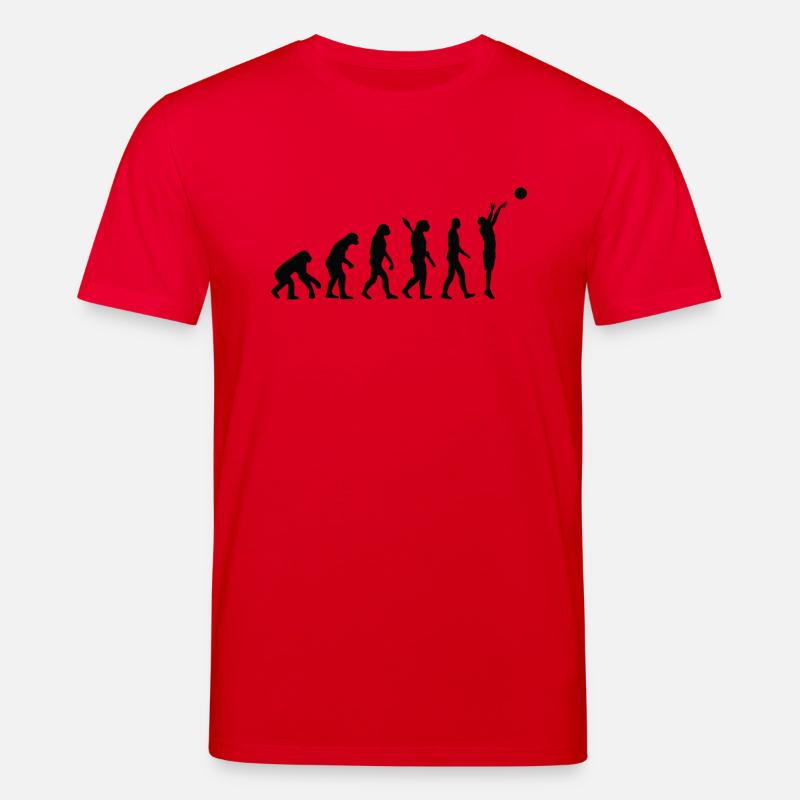 Evolution basket b - T-shirt bio CREATOR Stanley/Stella Unisexe - rouge
