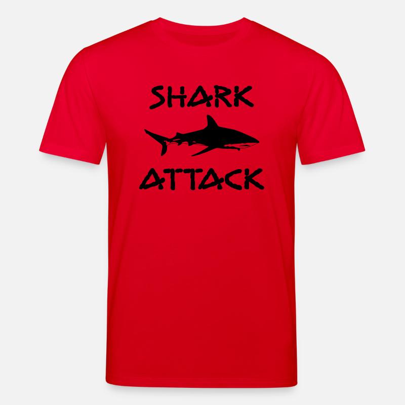 shark attack - Stanley/Stella Unisex Bio-T-Shirt CREATOR  - Rot