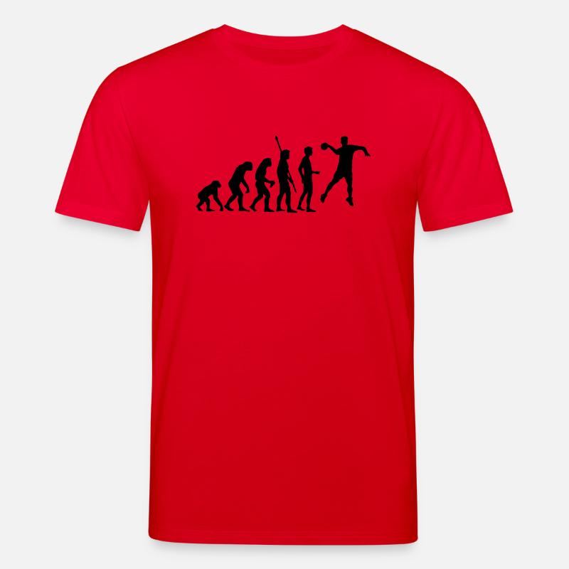evolution_handball_062011_a_1c - Stanley/Stella Unisex Bio-T-Shirt CREATOR  - Rot
