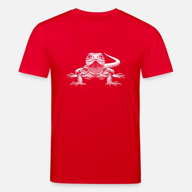 Eidechse - Stanley/Stella Unisex Bio-T-Shirt CREATOR  - Rot