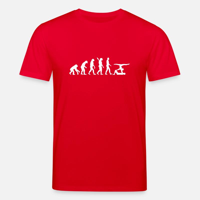 Évolution Acrobatie - T-shirt bio CREATOR Stanley/Stella Unisexe - rouge