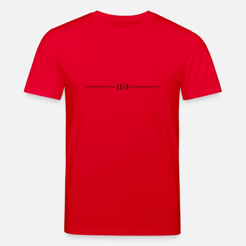 2019 strich - Stanley/Stella Unisex Bio-T-Shirt CREATOR  - Rot