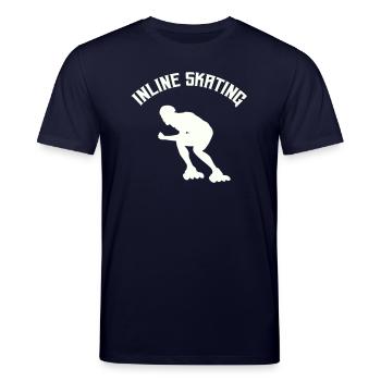 Inline Skating - Stanley/Stella CREATOR Unisex Organic T-Shirt - navy - Front