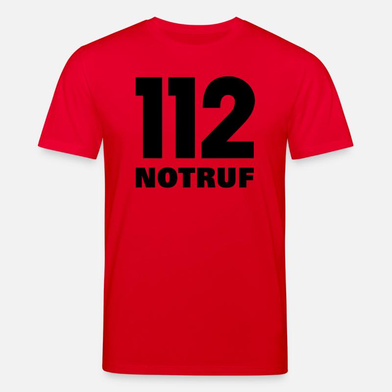 112 Notruf - Stanley/Stella Unisex Bio-T-Shirt CREATOR  - Rot