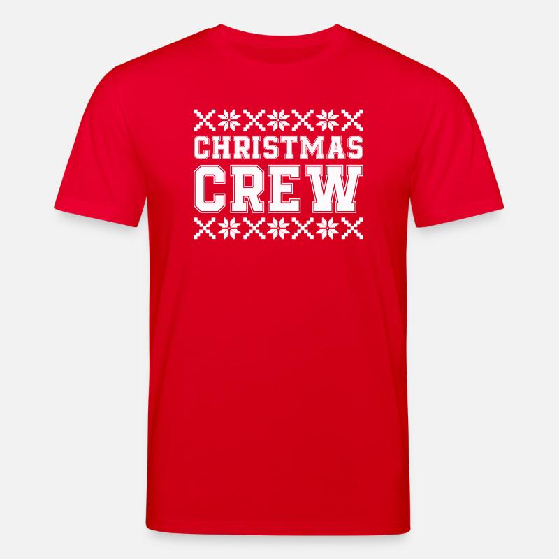 Équipage de Noël - T-shirt bio CREATOR Stanley/Stella Unisexe - rouge