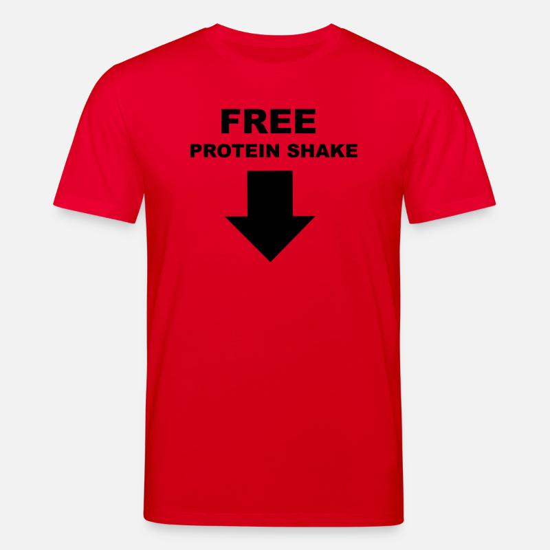 Protein Shake - Stanley/Stella Unisex Bio-T-Shirt CREATOR  - Rot
