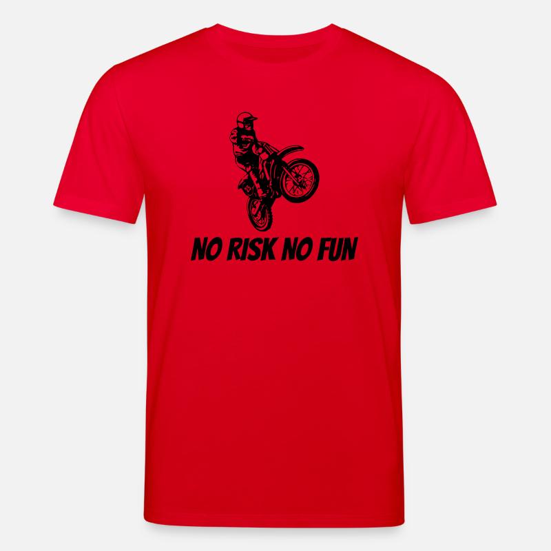 NO RISK NO FUN - Stanley/Stella Unisex Bio-T-Shirt CREATOR  - Rot