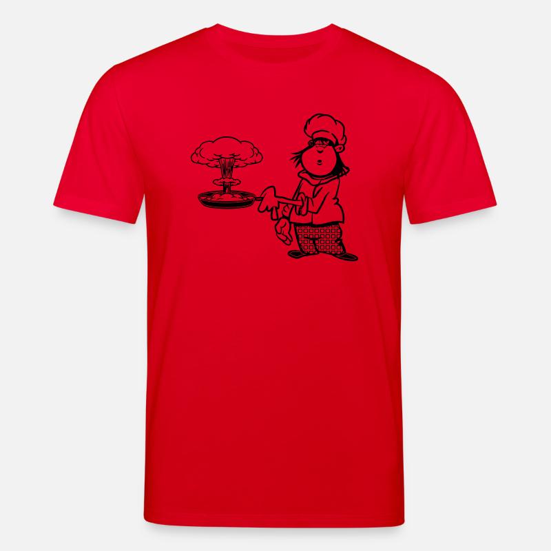 cuisinier drôle champignon de cuisson - T-shirt bio CREATOR Stanley/Stella Unisexe - rouge