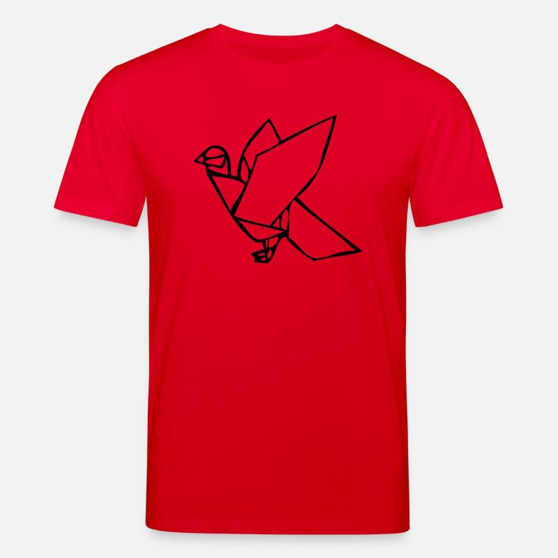 taube_001 - T-shirt bio CREATOR Stanley/Stella Unisexe - rouge