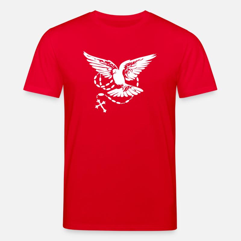 taube heiliger geist - Stanley/Stella Unisex Bio-T-Shirt CREATOR  - Rot