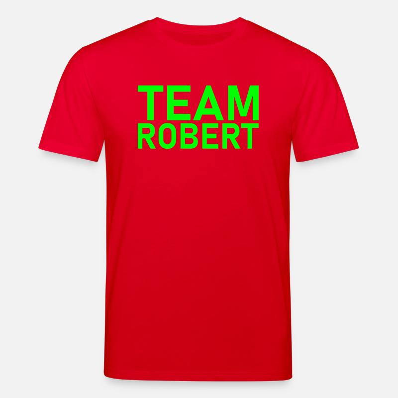 team robert leuchtgrün - Stanley/Stella Unisex Bio-T-Shirt CREATOR  - Rot