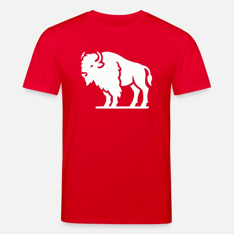 bison tier - Stanley/Stella Unisex Bio-T-Shirt CREATOR  - Rot