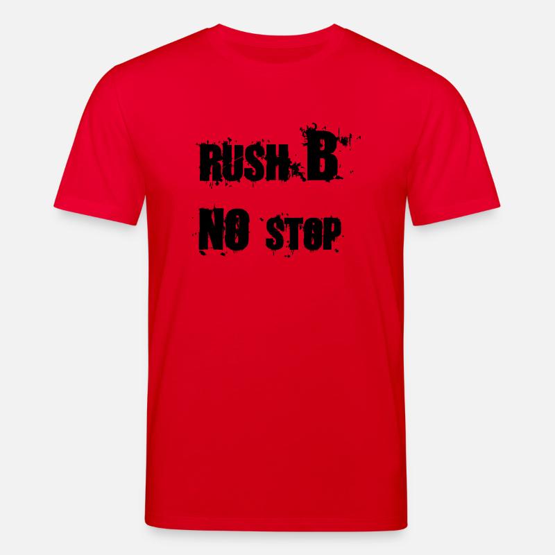 RUSH B NO STOP - Stanley/Stella Unisex Bio-T-Shirt CREATOR  - Rot