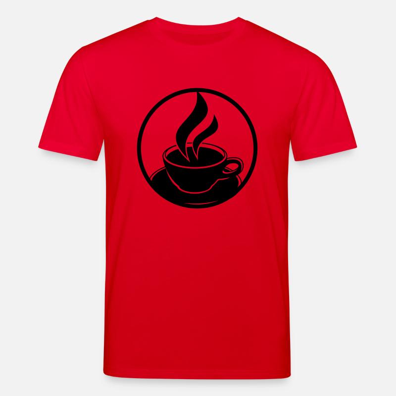 Coffee Cup Logo - Stanley/Stella Unisex Bio-T-Shirt CREATOR  - Rot
