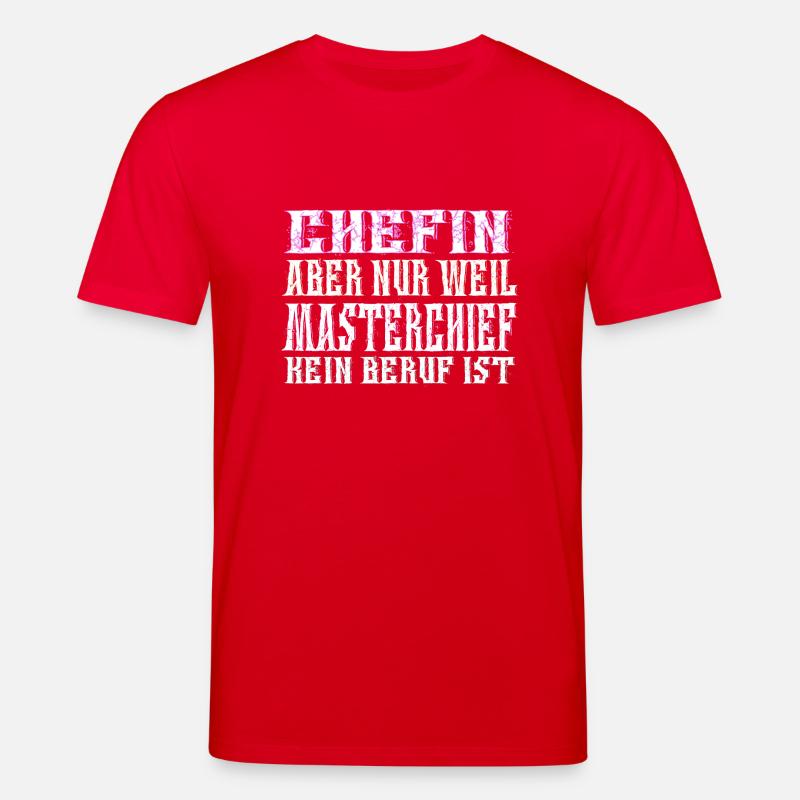 Masterchief Chefin - Stanley/Stella Unisex Bio-T-Shirt CREATOR  - Rot