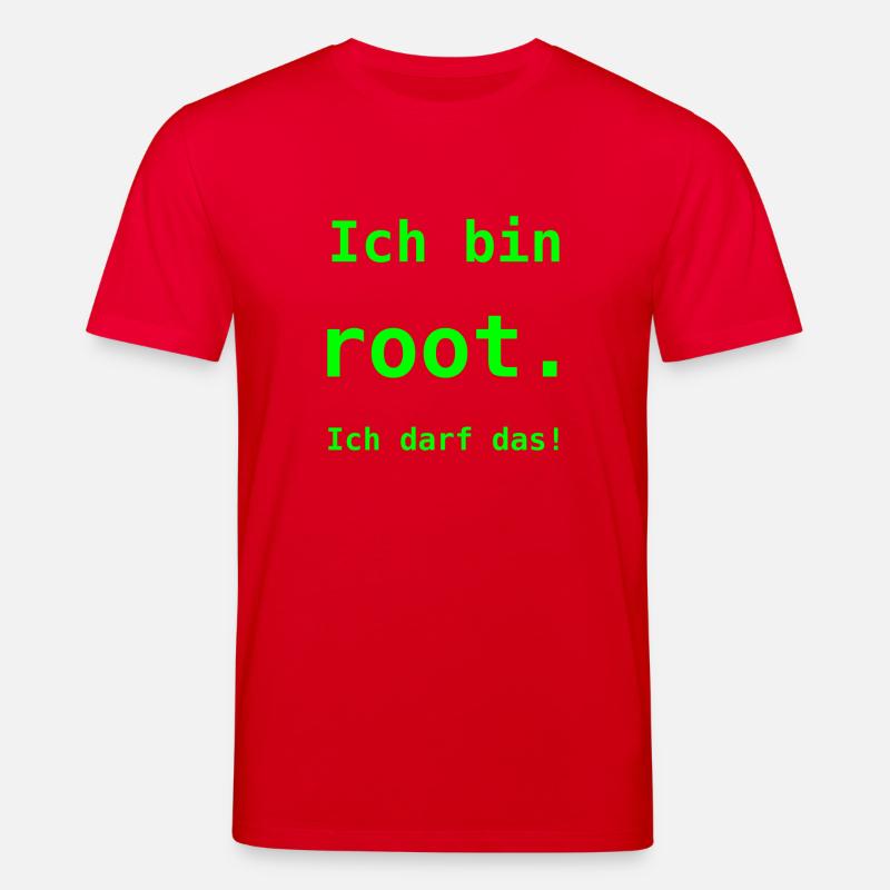 Ich bin root - Stanley/Stella Unisex Bio-T-Shirt CREATOR  - Rot
