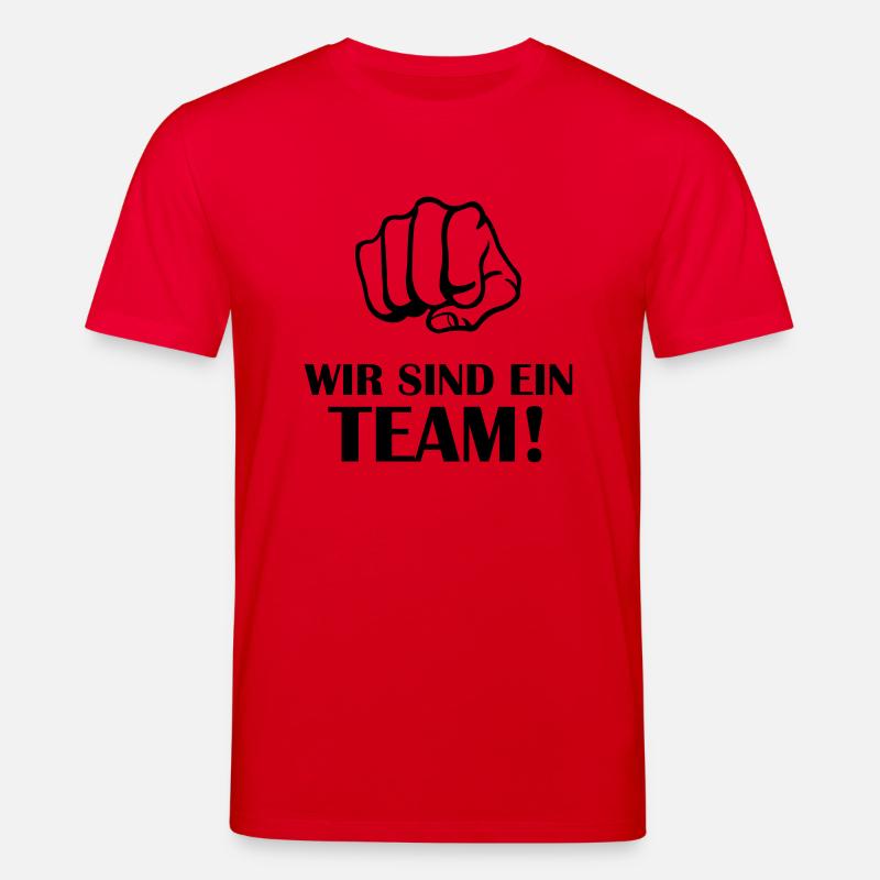 faust_wir_sind_ein_team - Stanley/Stella Unisex Bio-T-Shirt CREATOR  - Rot