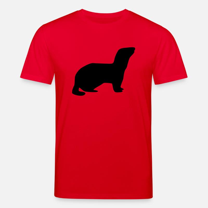 Frettchen - Stanley/Stella Unisex Bio-T-Shirt CREATOR  - Rot