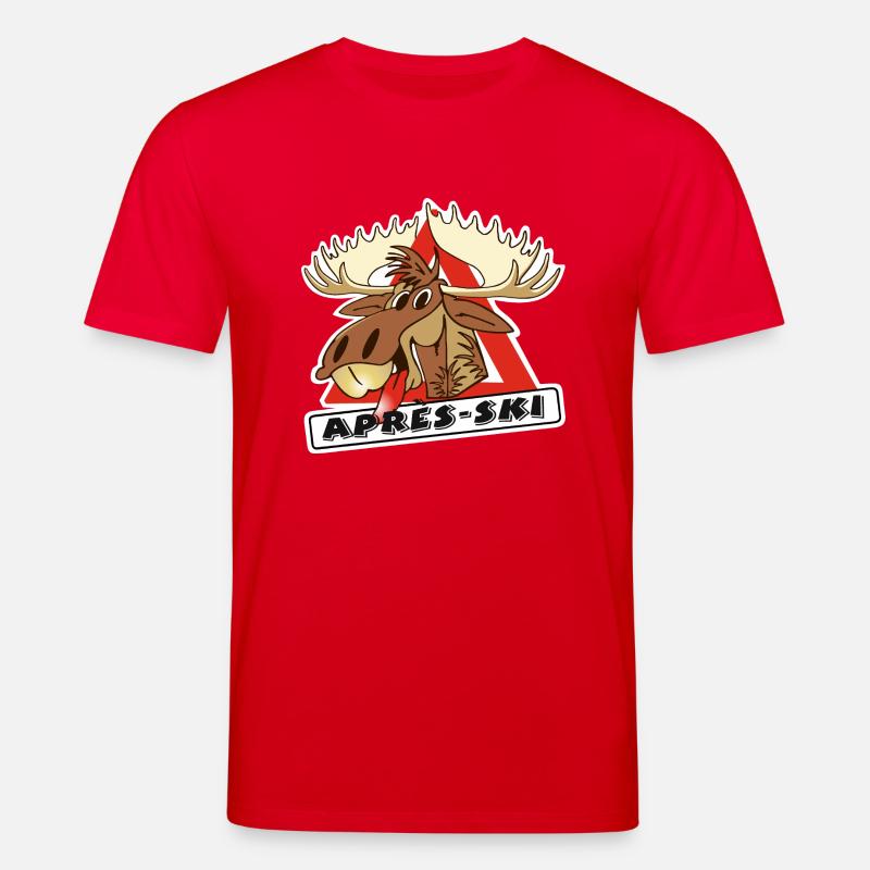 Elch Apres Ski - Stanley/Stella Unisex Bio-T-Shirt CREATOR  - Rot