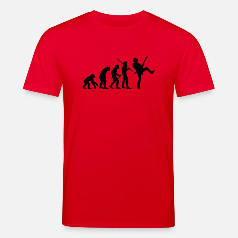 Evolution Cowboy Rocker - T-shirt bio CREATOR Stanley/Stella Unisexe - rouge