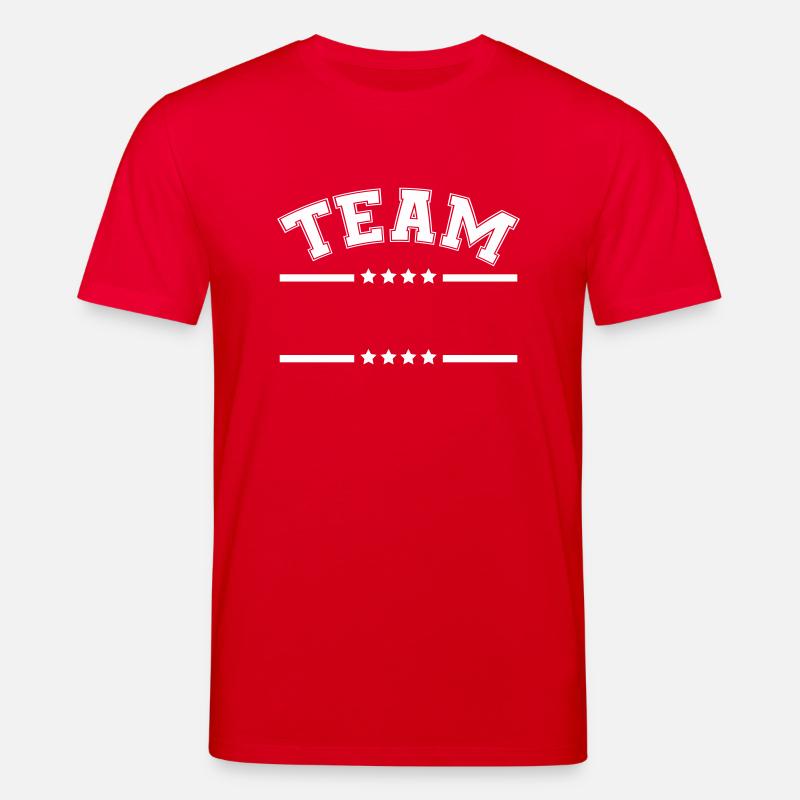 team strich stern - Stanley/Stella Unisex Bio-T-Shirt CREATOR - Rot