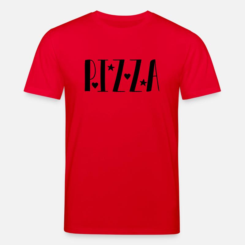 Einfach Pizza - Stanley/Stella Unisex Bio-T-Shirt CREATOR  - Rot