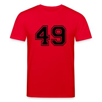 49 - Stanley/Stella Unisex Bio-T-Shirt CREATOR  - Rot - Vorne - Alina (178cm) & Michal (187cm)