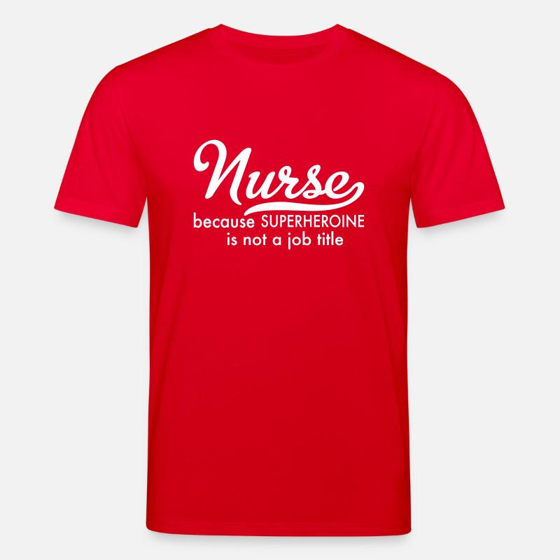 Krankenschwester - Stanley/Stella Unisex Bio-T-Shirt CREATOR  - Rot