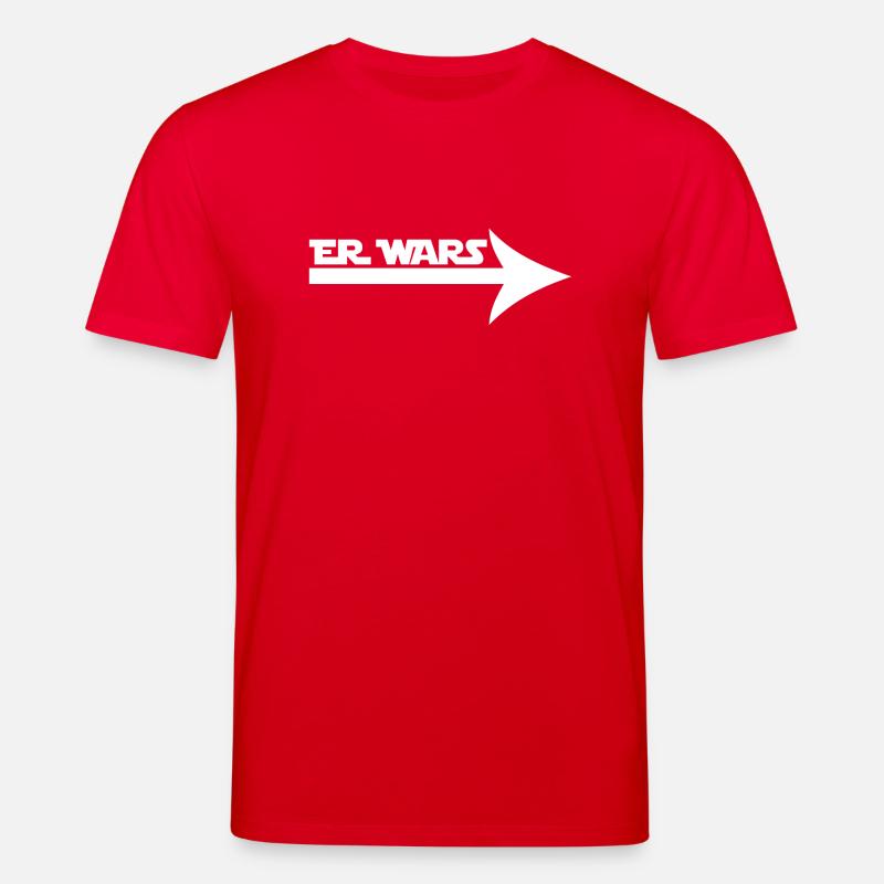 Er Wars - Stanley/Stella Unisex Bio-T-Shirt CREATOR  - Rot