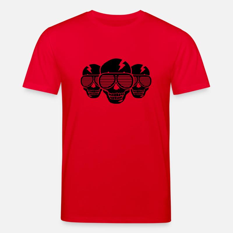 skulls_sunglasses_ge1 - Stanley/Stella Unisex Bio-T-Shirt CREATOR  - Rot