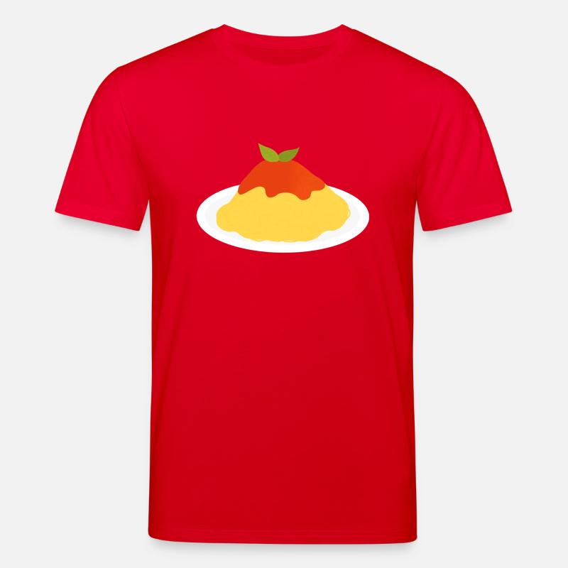 Spaghetti mit Tomatensauce - Stanley/Stella Unisex Bio-T-Shirt CREATOR  - Rot
