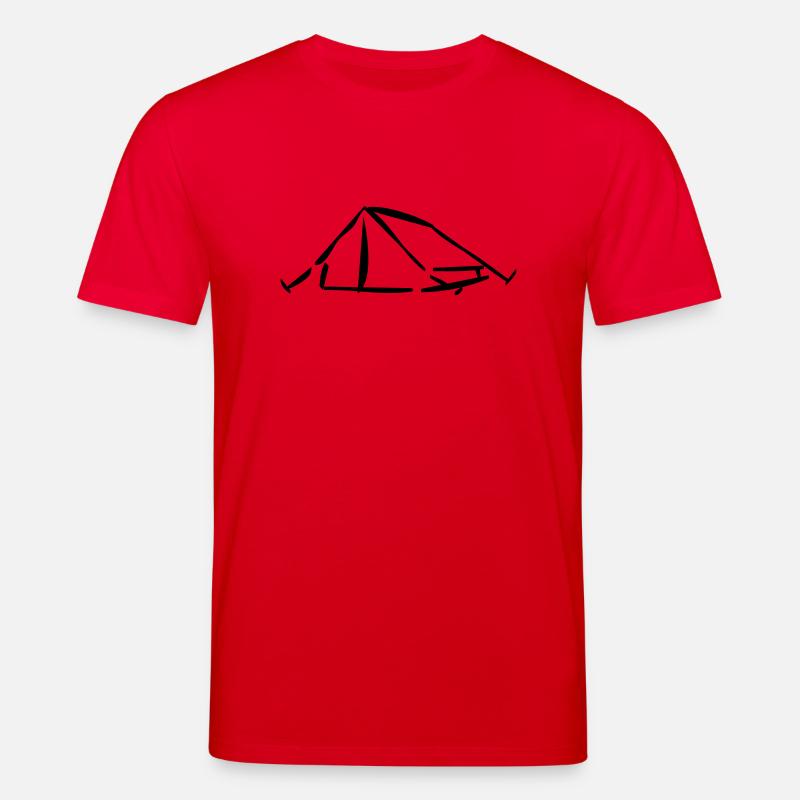tent_1 - T-shirt bio CREATOR Stanley/Stella Unisexe - rouge