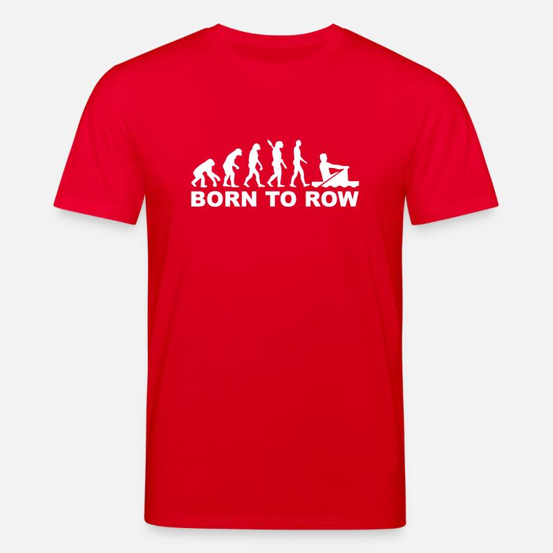 Évolution Aviron - T-shirt bio CREATOR Stanley/Stella Unisexe - rouge